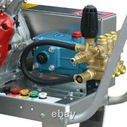 Gas Pressure Washer Cold Water 4000 PSI 13 HP Honda Engine Belt Drive