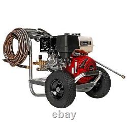 Gas Pressure Washer Cold Water 4200 PSI 4 GPM Aluminum Frame Honda Eng