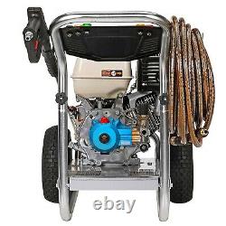 Gas Pressure Washer Cold Water 4200 PSI 4 GPM Aluminum Frame Honda Eng