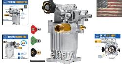 High-Performance 3/4 Shaft Pressure Washer Pump Compatible with Honda & More