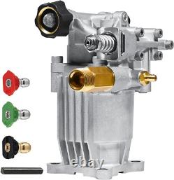 High-Performance 3/4 Shaft Pressure Washer Pump Compatible with Honda & More