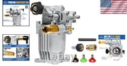 High-Performance Horizontal Pressure Washer Pump 2.5 GPM, Fits Honda & More