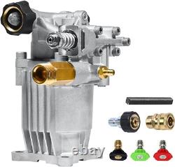 High-Performance Horizontal Pressure Washer Pump 2.5 GPM, Fits Honda & More