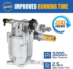 High-Performance Horizontal Pressure Washer Pump 2.5 GPM, Fits Honda & More