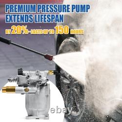 High-Performance Horizontal Pressure Washer Pump 2.5 GPM, Fits Honda & More