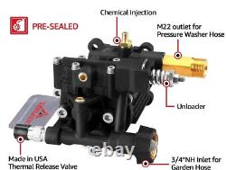 High-Performance Pressure Washer Pump 3400 PSI @ 2.6 GPM Simpson, Honda