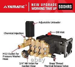 High Pressure Washer Power Washer Pump Honda GPM 3300 psi 8 HP 3/4 Shaft