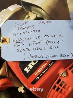 Honda EXCELL 5.0 H. P. Pressure Washer 2400 PSI Engine