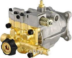 Horizontal 3/4 Shaft Pressure Washer Pump, MAX 3400 PSI 2.5 GPM Replacement Pow