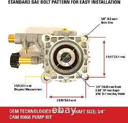 Horizontal Axial Cam Pressure Washer Pump Kit, 3300 PSI, 3/4? Shaft