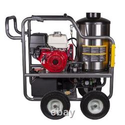 Hot Water Pressure Washer BE 4000 psi 4 gpm Honda 13hp 389cc General Pump
