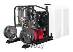 Hot2Go Gas Hot Water Pressure Washer Skid Package 4000 PSI 3.5 GPM Honda