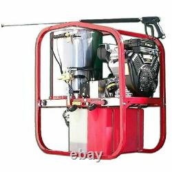 Hot2Go Professional 4000 PSI (Gas Hot Water) Pressure Washer Trailer with Hon