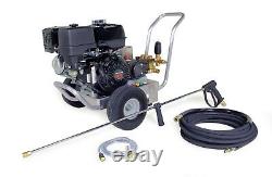 Hotsy Cold Water Pressure Washer 2700 PSI 3.0 GPM Gas Engine Belt Drive