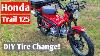 How To Change The Tire On A Honda Trail 125 Diy