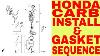 How To Install Most Honda Carburetors Gasket Sequence
