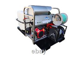 Hydro Max-hot-water pressure washer-Honda GX630 Engine-8gpm@3000psi-Tank Skid