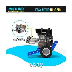 MUTURQ 3/4 Shaft Horizontal Pressure Washer Pump, 2600-3000 PSI, 2.5 GPM, O