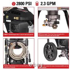 MegaShot 2800 PSI 2.3 GPM Gas Cold Water Pressure Washer with HONDA GCV160 Engin