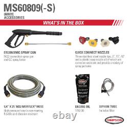 Megashot Ms60809-S 3000 Psi At 2.4 Gpm Honda Gcv160 Cold Water Pressure Washer