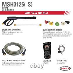 Megashot Msh3125 -S 3200 Psi At 2.5 Gpm Honda Gc190 Cold Water Pressure Washer