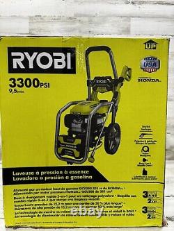 NEW RYOBI 3300psi/2.5gpm GAS Pressure Washer HONDA GCV200 201cc Engine #RY803325