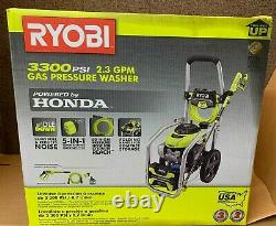 NEW Ryobi RY80942 3300 PSI 2.3 GPM Honda Gas Pressure Washer