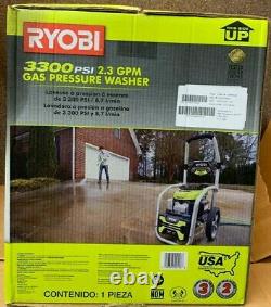 NEW Ryobi RY80942 3300 PSI 2.3 GPM Honda Gas Pressure Washer