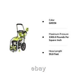 New 3300 PSI 2.5 GPM COLD WATER GAS PRESSURE WASHER Cleaning Car