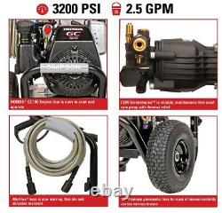 New Simpson MegaShot MSH3125-S (Gas-Cold Water) Pressure Washer with Honda Motor