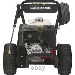 NorthStar Gas Cold Water Pressure Washer, 4000 PSI, 3.5 GPM, Honda Engine, Belt