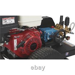 NorthStar Gas Cold Water Pressure Washer, 4000 PSI, 3.5 GPM, Honda Engine, Belt