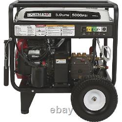 NorthStar Gas Cold Water Pressure Washer, 5000 PSI, 5.0 GPM, Honda Engine