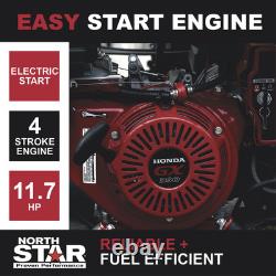 NorthStar Gas Wet Steam and Hot Water Pressure Washer, 3000 PSI, 4 GPM, Honda