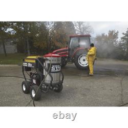 NorthStar Gas Wet Steam and Hot Water Pressure Washer, 3000 PSI, 4 GPM, Honda