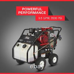 NorthStar Hot Water Pressure Washer with Wet Steam, 3.5 GPM, 3500 PSI Honda