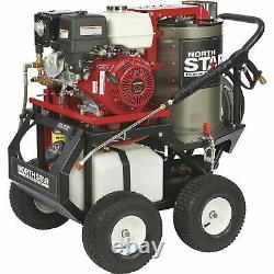 NorthStar Hot Water Pressure Washer with Wet Steam 3000 PSI 4.0 GPM Honda Engine