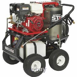NorthStar Hot Water Pressure Washer withWet Steam- 3000 PSI 4.0 GPM Honda Engine