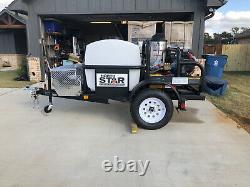 NorthStar Trailer-Mounted Hot Water Commercial Pressure Washer 4000 PSI