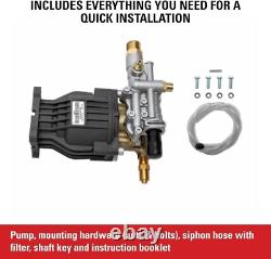 OEM Replacement Pressure Washer Pump Kit 3400 PSI, 2.5 GPM, 3/4 Shaft