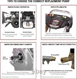 OEM Replacement Pressure Washer Pump Kit 3400 PSI, 2.5 GPM, 3/4 Shaft