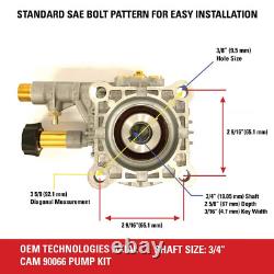 OEM Technologies Horizontal Axial Cam Pump Kit 90028 for 3300 PSI at 2.4 GPM Pre