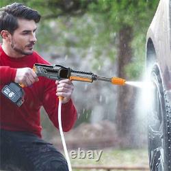 Portable Car Washer Water Spray High Pressure Gun Cleaner Kit 25000mAh Battery