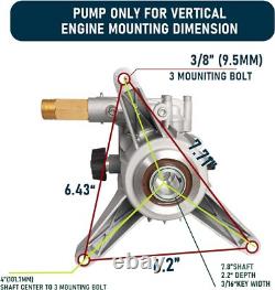 Power Pressure Washer Water Pump For Powerstroke 2700 PSI Honda GCV160 Motor NEW