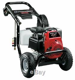 PowerBoss 20649 2.7 GPM 3100 PSI Gas Pressure Washer with Honda GC190 187cc Engine