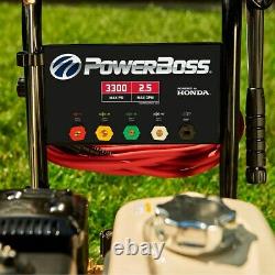 PowerBoss 3300 PSI (Gas Cold) Pressure Washer with Honda Engine