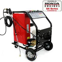 Powered by Honda GX200 portable lpg gas Instant hot cold pressure washer 3000PSI