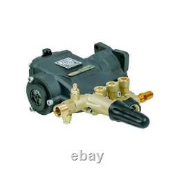 Pressure Washer Power Pump Horizontal Triplex 3200 PSI 2.8 GPM 3/4 Shaft Kit