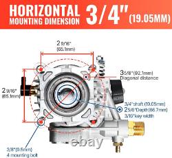 Pressure Washer Pump 3/4 Shaft Horizontal Power Washer Pump Max 3200 PSI 2.5 GP