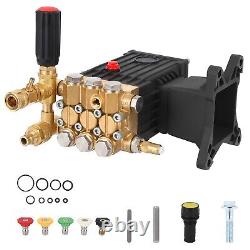 Pressure Washer Pump 4000PSI 4.4GPM 1 Shaft Horizontal Fit for Honda GX340 Etc